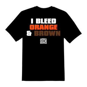 I Bleed Orange & Brown T-Shirt